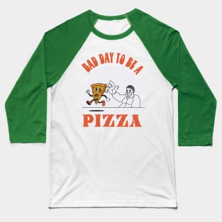 One small bite for man, one bad day to be a pizza Baseball T-Shirt